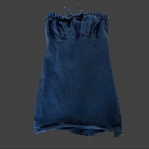 BDG Denim Strapless Dress